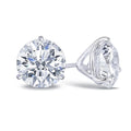 Lab diamond studs  E-VS1 · 14K gold · Martini 3-prong