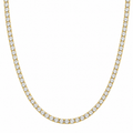 4 prong tennis necklace